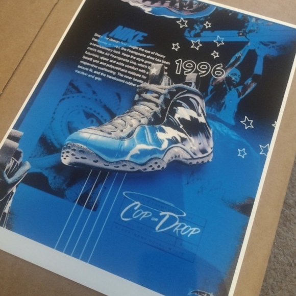 BRAND NEW! PENNY HARDAWAY 1996 BASKETBALL SHOES 8.5x11 ULTRA GLOSSY ART POSTER! - Picture 4 of 9